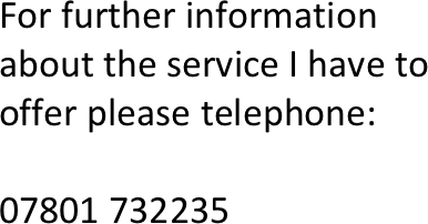 For further information about the